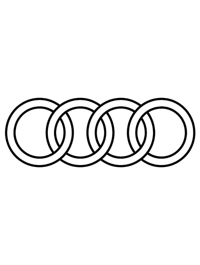 Audi omalovánka zdarma omalovánka