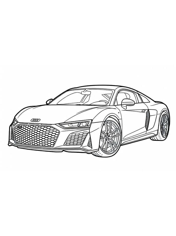 Parádní Audi omalovánka