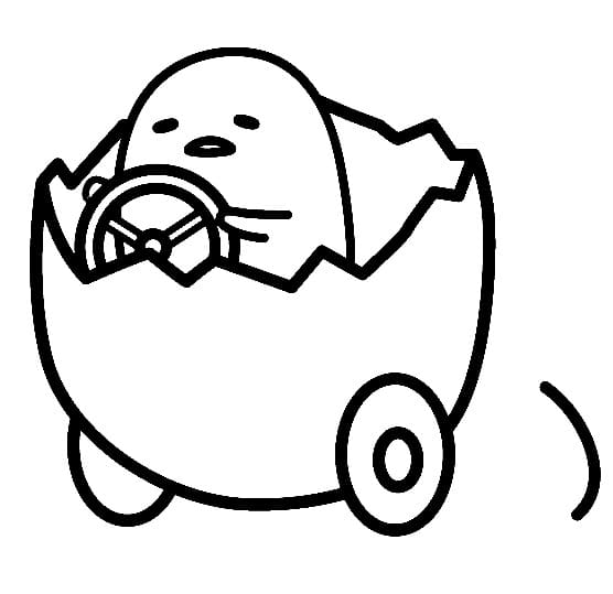 Řídící Gudetama omalovánka
