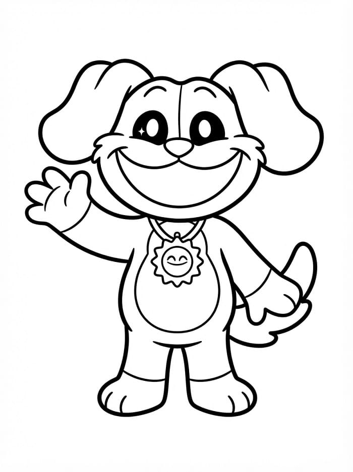 Omalovánka Roztomilý Dogday