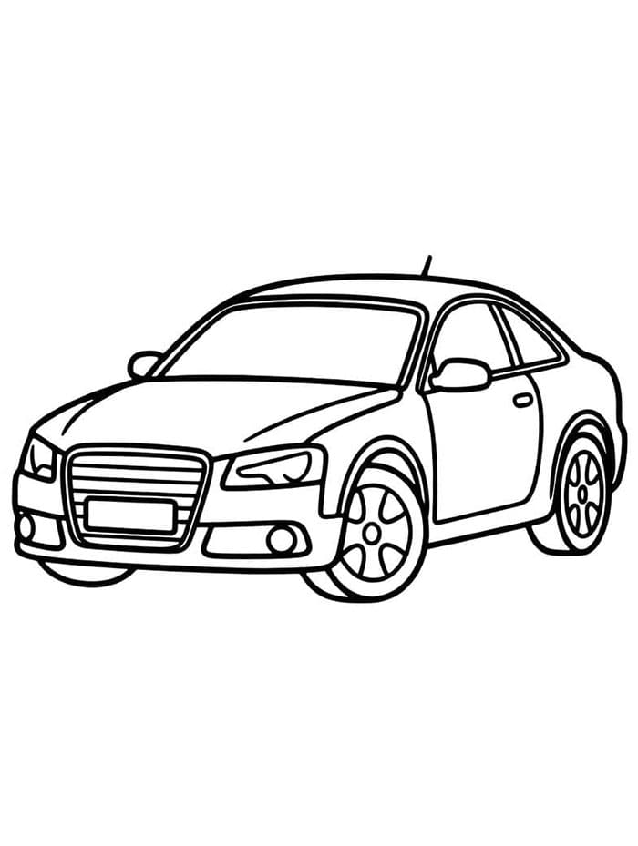 Základní Audi omalovánka