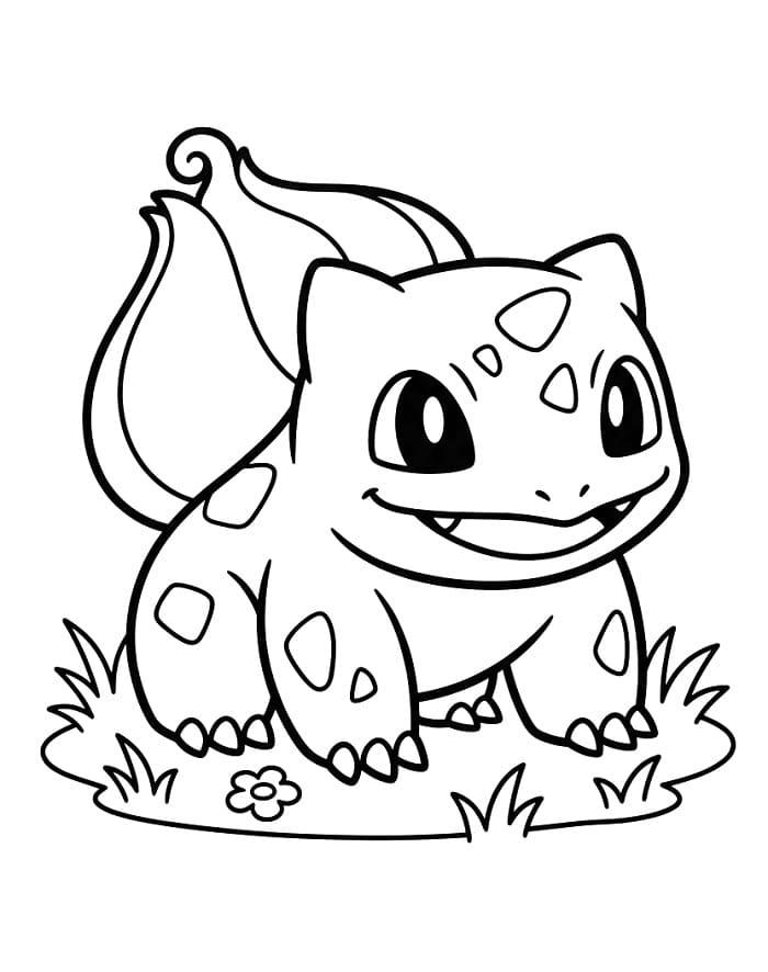 Bezplatný Bulbasaur omalovánka