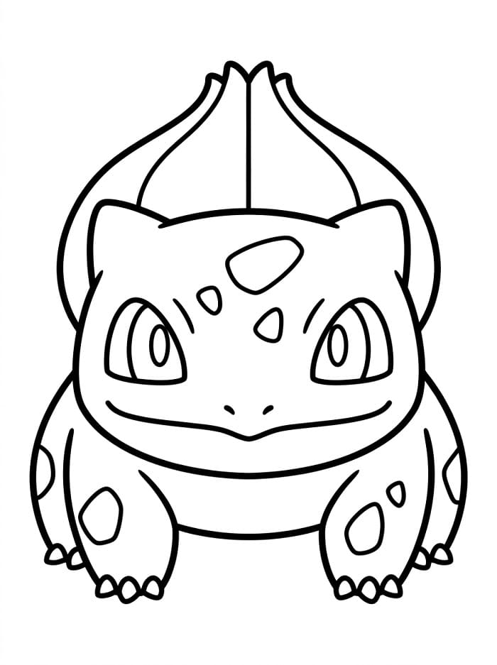 Bulbasaur v Pokémonech omalovánka