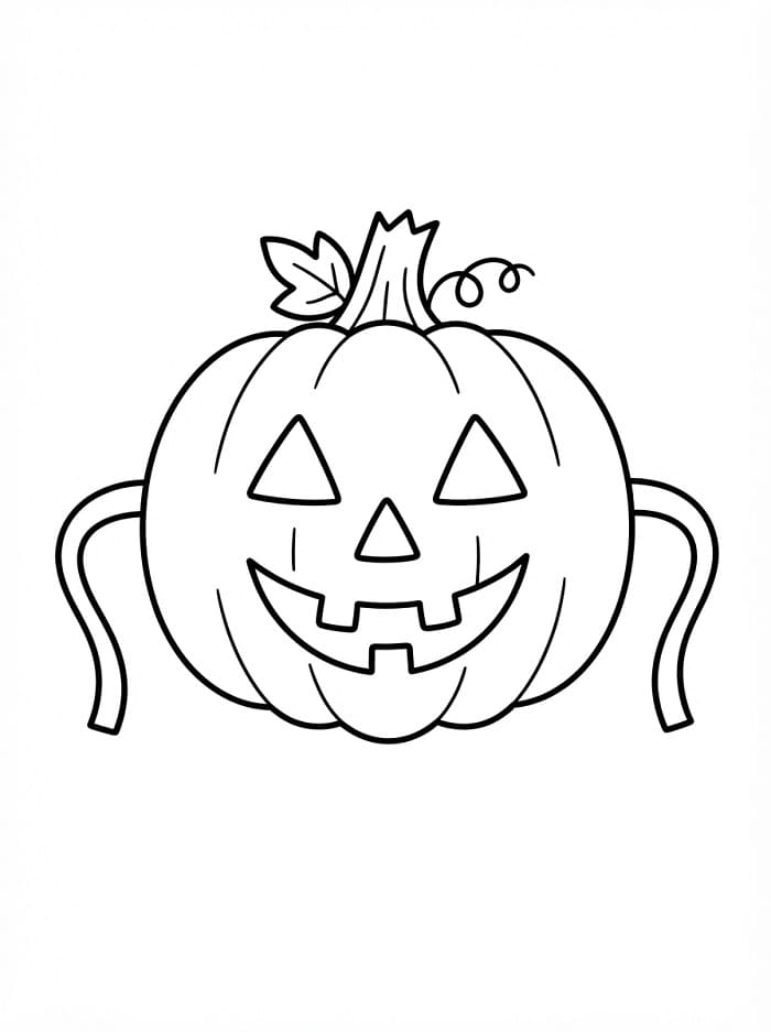 Halloweenská maska (18) omalovánka