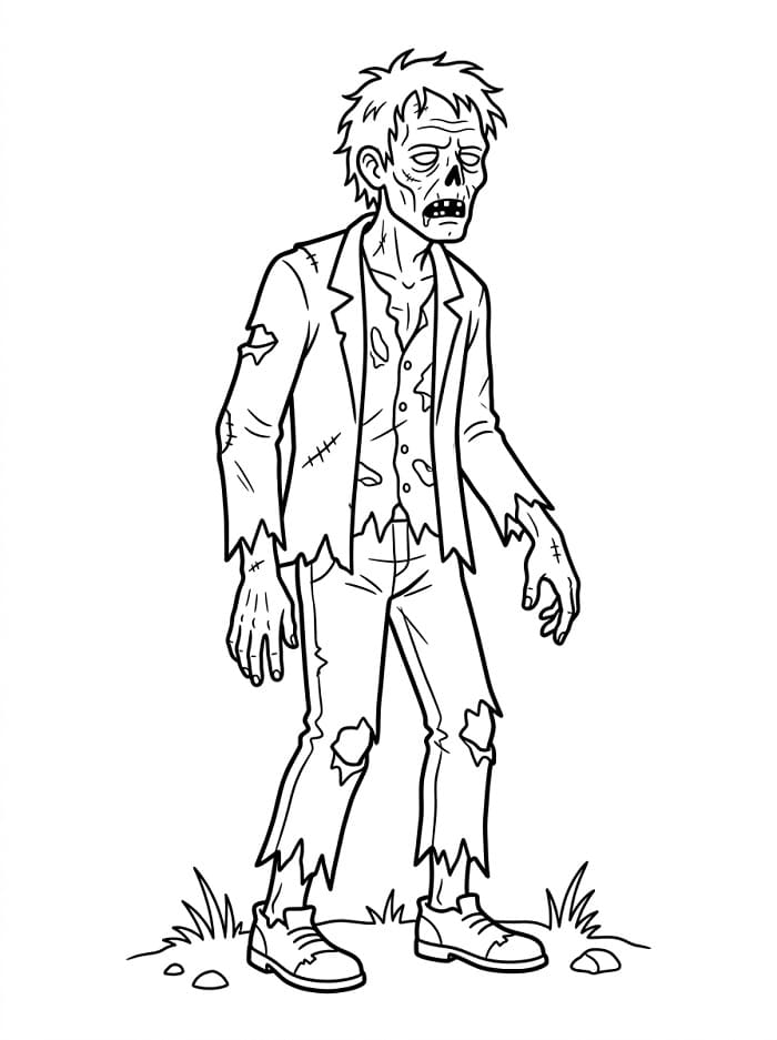 Jedna zombie omalovánka