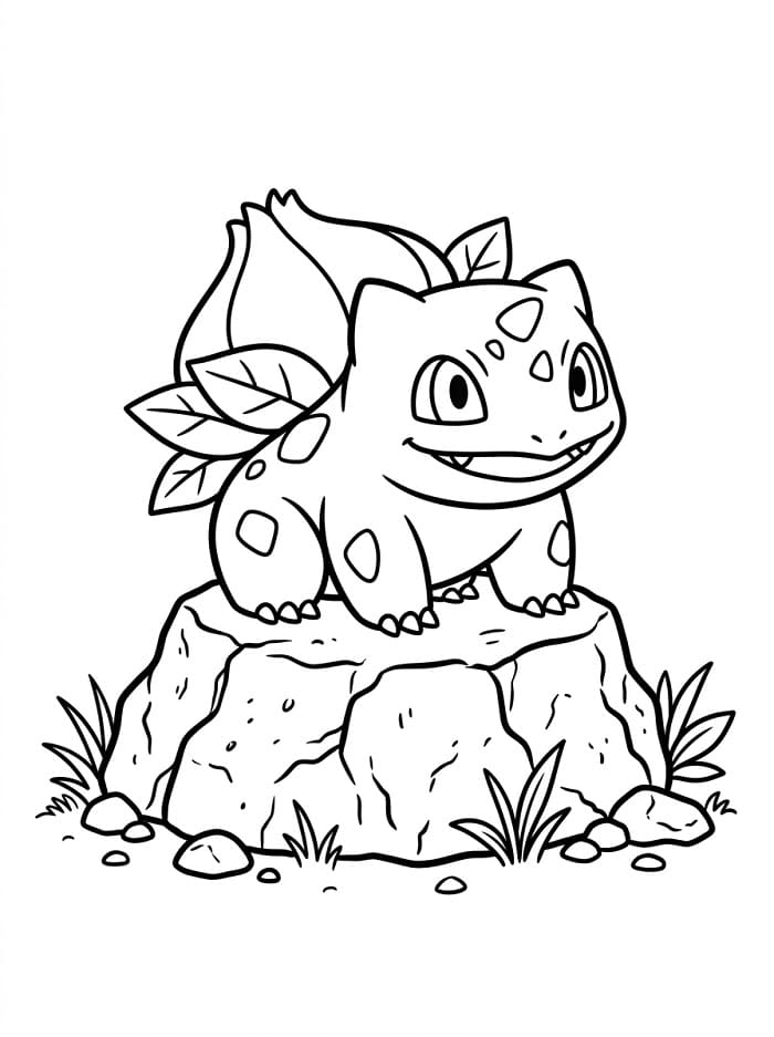 Omalovánky Bulbasaur