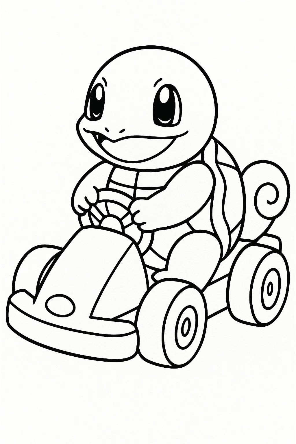 Pokémon Squirtle omalovánka