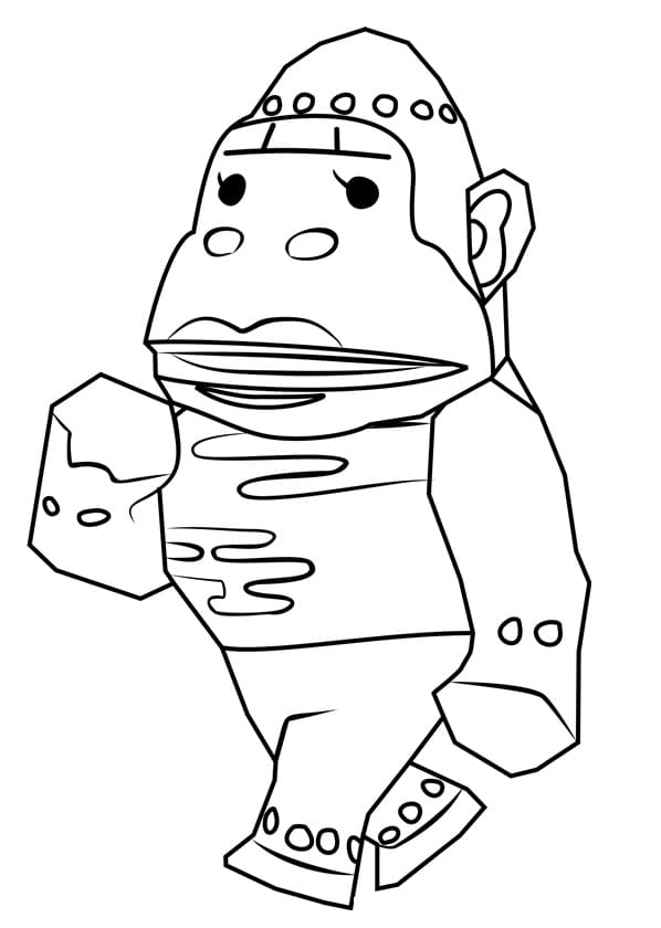 Animal Crossing k vytisknutí omalovánka