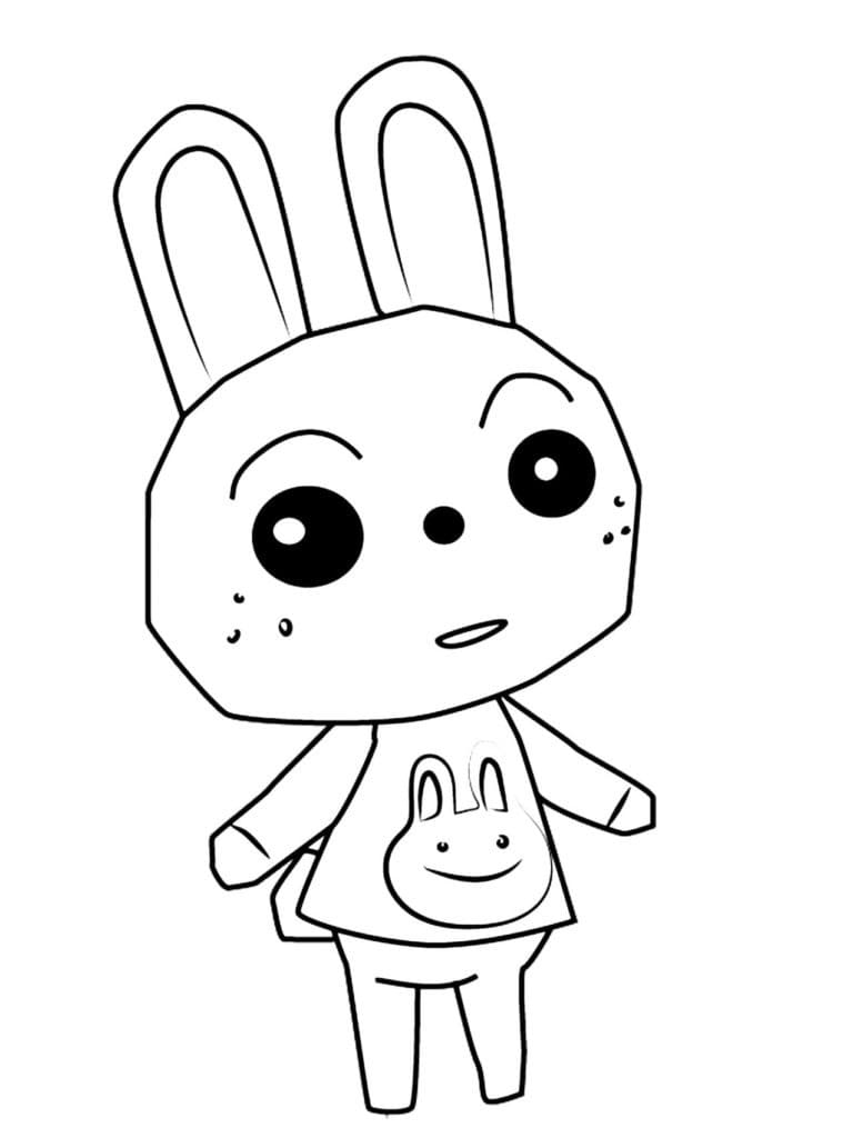 Animal Crossing omalovánka zdarma omalovánka