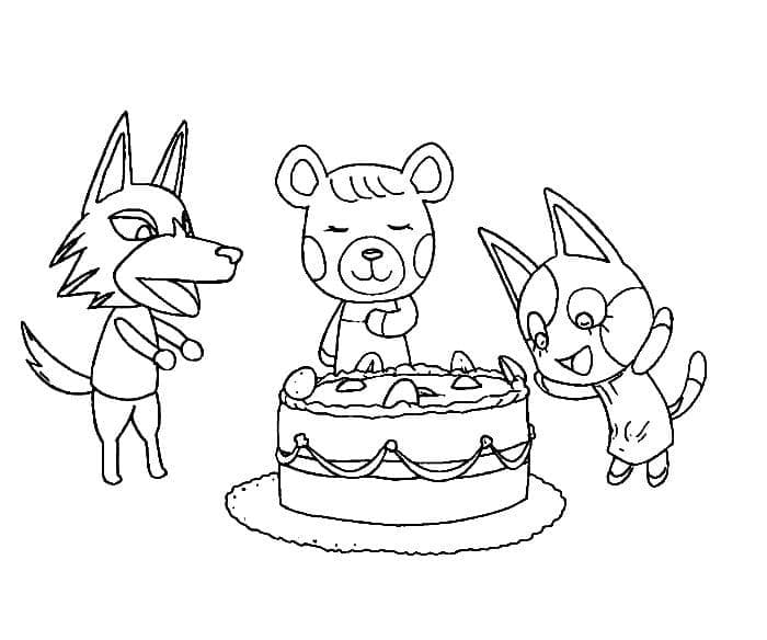 Omalovánky Animal Crossing